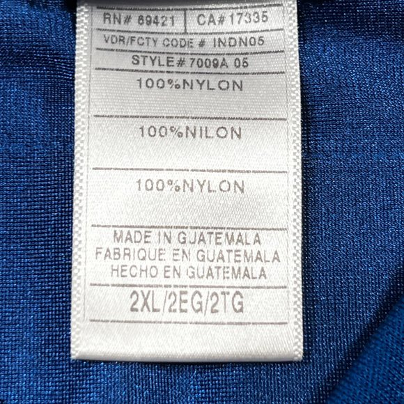 Reebok Indianapolis Colts Peyton Manning Jersey #18 Mens 2XL Blue NFL Football - Picture 5 of 8